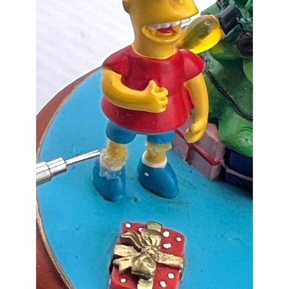 SIMPSONS Bradford Christmas Tree Ornament Illuminated "Homer Goes Nuclear" Bart - Picture 8 of 8
